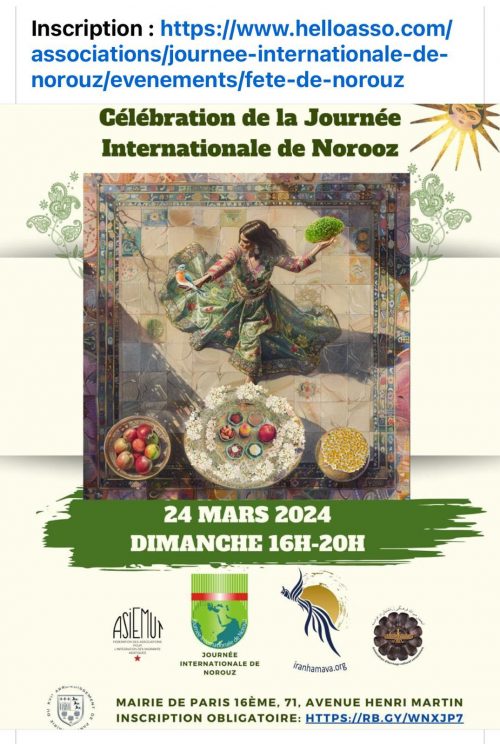 Afiche 24 mars 24 Tchakavak Norouz